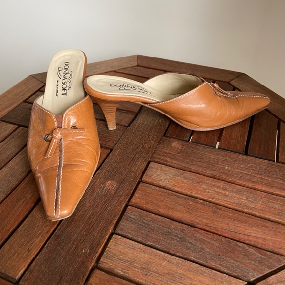 Leather mules made in Italy size 37 - Picture 2 of 6